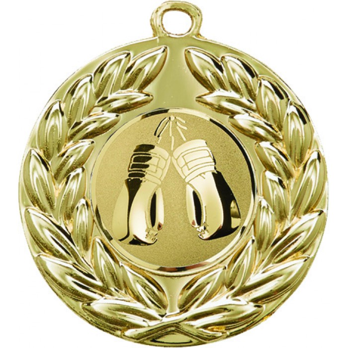 GOLD 50MM BOXING MEDAL